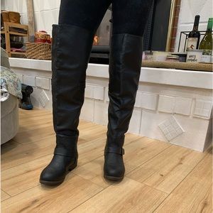 High over knee boots